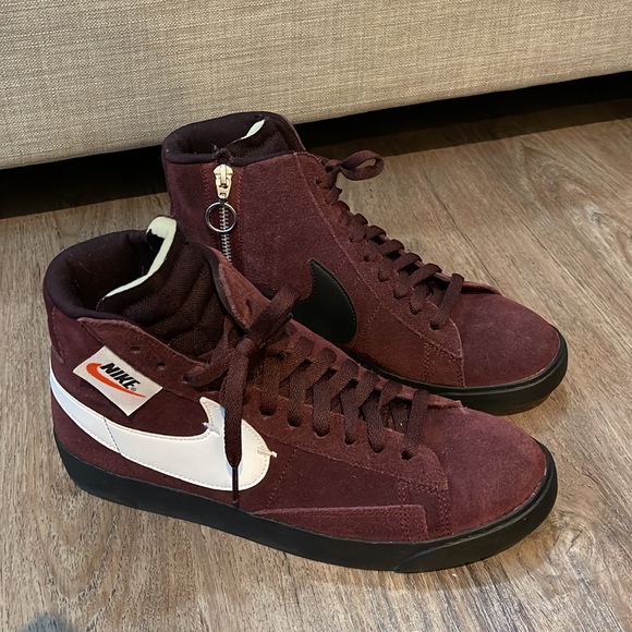 2018 Wmns Blazer Mid Rebel XX 'Burgundy Crush - Picture 2 of 8